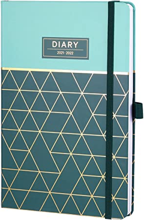 2021-2022 Diary A5 Week to View - Academic Diary Weekly Planner, July 2021 - June 2022, 21.5 x 15.5 x 1.5 cm