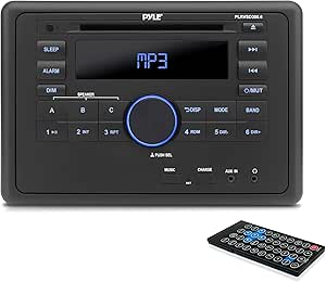 Pyle Bluetooth Digital Mobile Receiver System - 200 Watts Peak Power, Universal Single DIN Head Unit, LCD Display, Multiple Connectivity Options (Disc/AUX/RCA/HDMI), and USB Flash Drive Reader