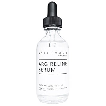 Argireline 30% 2 oz Serum with Organic Hyaluronic Acid 20% - Anti Wrinkle, Anti Aging - Genuine Lipotec Argireline - Skin Relaxer - ASTERWOOD NATURALS - Glass Bottle