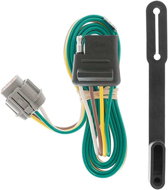 CURT 55441 Vehicle-Side Custom 4-Pin Trailer Wiring Harness for Select Nissan Frontier, Pathfinder, Xterra, Suzuki Equator