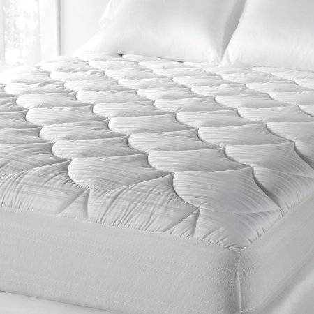 Luxury 600 TC Extra Plush Primaloft Down Alternative Mattress Pad - Hypoallergenic Bed Pad (King)