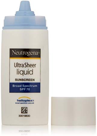 Neutrogena Ultra Sheer Liquid Daily Sunscreen, SPF 70 1.4 oz (Pack of 3)