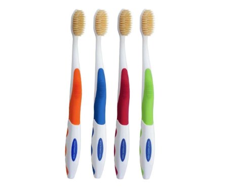Mouth Watchers Antimicrobial Silver Toothbrush 4-pack