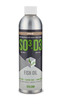 SFH SO3 D3 Super Omega-3 Liquid Fish Oil (Chocolate) with pump