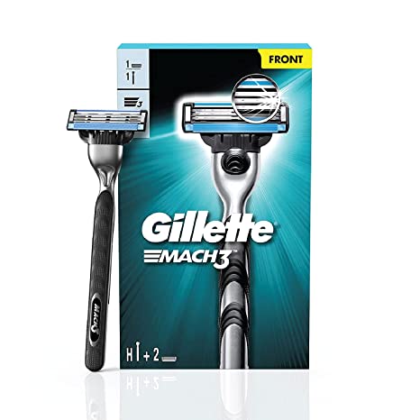 Gillette Mach 3 Shaving Razor   2 Cartridge