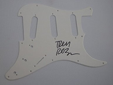 Nine Inch Nails NIN Pretty Hate Machine Trent Reznor Signed Autographed Fender Strat Electric Guitar Pickguard Loa