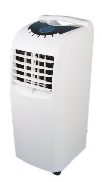 Global Air NPA1-08C 8000 BTU Portable Air Conditioner, Medium, White