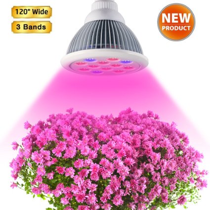 LED Grow Lights Bulb For Indoor Plants Hydroponic 12W E27 Garden Growing Light Lamp