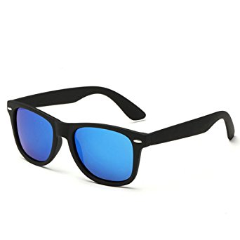 Pro Acme Classic Semi Rimless Polarized Clubmaster Sunglasses with Metal Rivets