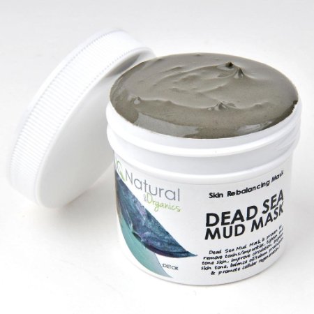 IQ Natural DEAD SEA Mud Mask Home Facial Mask for Anti-Aging and Acne 2oz