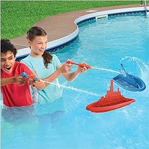 Hasbro Battleship Splash Game – Backyard Water Toys for Outdoor Summer Fun