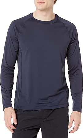 Amazon Essentials Mens Long-Sleeve Quick-Dry UPF 50 Swim Tee