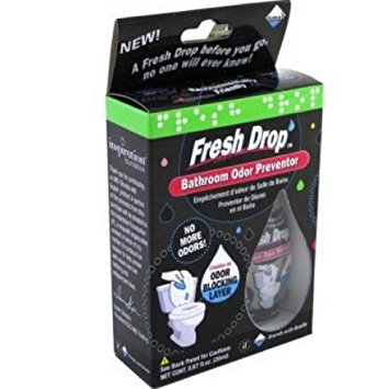 Fresh Drop Bathroom Odor Preventor 2 ea ( Pack of 3)