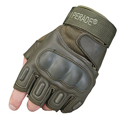 Mens Tactical Gloves | Viperade Military Rubber Hard Knuckle Outdoor Glove | Heavy Duty Glove | Airsoft Glove | Best for Cycling Hiking Camping Powersports