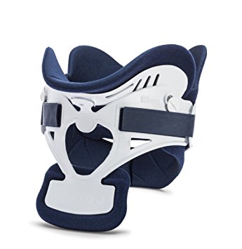 Ossur Miami J Cervical Neck Collar - C-Spine Vertebrae Immobilizer Semi-Rigid Antibacterial Pads for Patient Comfort - Relieves Pain & Pressure in Spine - Can Be Used for Sleeping, Traveling or Work (Stout)