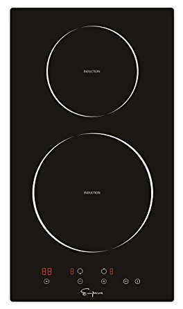 Empava 12” Electric Induction Cooktop Smooth Surface Black Tempered Glass EMPV-IDC12