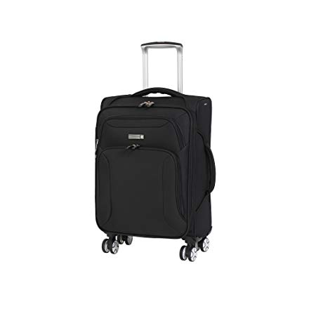 IT Luggage 12-2177-08UOL20-S001 Fascia 21.5" 8 Wheel Spinner, Black, International Carry-On