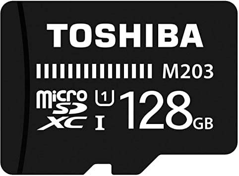 Toshiba 128GB M203 microSDXC UHS-I U1 Card Class 10 microSD micro SD Card Memory Card 100MB/s