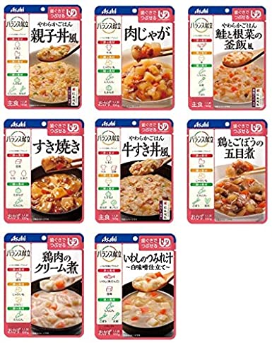 介護食品 アサヒ バランス献立 歯ぐきでつぶせるレトルト惣菜16食セット