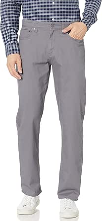 Amazon Essentials Men's Relaxed-Fit 5-Pocket Stretch Twill Pant