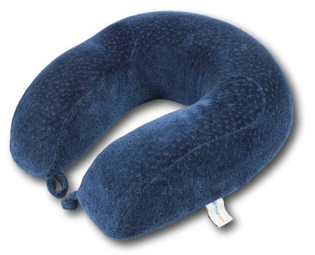 Prime Comfort Neck Pillow | Ergonomic Therapeutic Memory Foam Design. Molds to Neck & Head and comes with a Deluxe Plush Washable Cover.