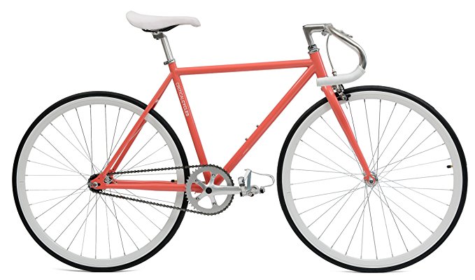 Critical Cycles Classic Fixed-Gear Single-Speed Bike with Pista Drop Bars