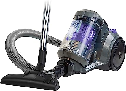 Russell Hobbs RHCV4601 TITAN 2 Pet Cylinder Vacuum in Grey and Purple - Pet Turbo Tool - 8 m Cleaning Radius - 2 Year Guarantee