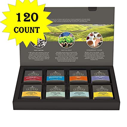 Taylors of Harrogate Classic Tea Variety Box, 120 Count Total (Classic Tea Variety Box, 120 Count Total)