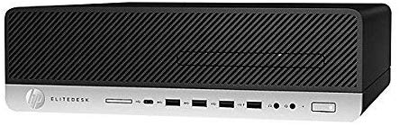 HP EliteDesk 800 G3 Desktop PC: Intel Quad-Core i5-6500U - 8GB DDR4-256GB SSD, DVD RW, Windows 10 Pro (Renewed)