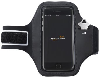 AmazonBasics Running Armband for iPhone 6, iPhone 6s, and Samsung Galaxy S6