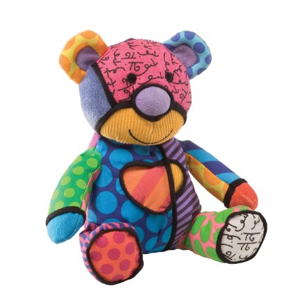 Britto by Internationally Acclaimed Artist Romero Britto for Enesco Mini Bear Stuffed Animal Plush