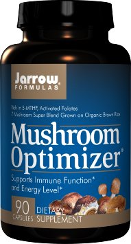 Jarrow Formulas Mushroom Optimizer, Protects the Esophagus, 90 Caps