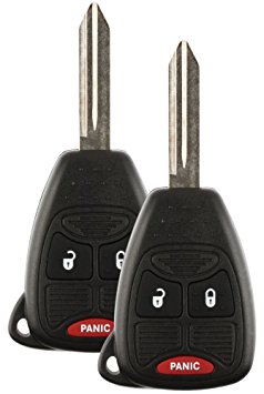 Discount Keyless Replacement Uncut Car Keyless Entry Remote Fob Key Compatible with OHT692713AA, OHT692427AA, KOBDT04A (2 Pack)