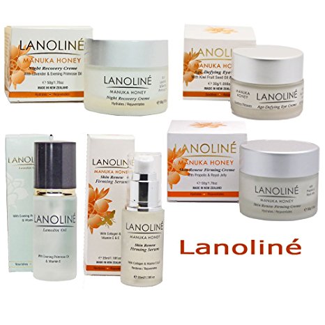 Lanoline New Zealand Manuka Honey and Lanolin Oil Set of 5 Products