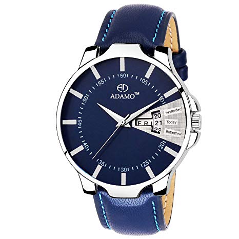 Adamo Legacy (Day & Date) Men's Wrist Watch A822SB05