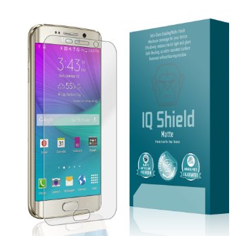 Galaxy S6 Edge  Screen Protector, IQ Shield® Matte Full Coverage Anti-Glare Screen Protector for Galaxy S6 Edge  Bubble-Free Film - with Lifetime Warranty