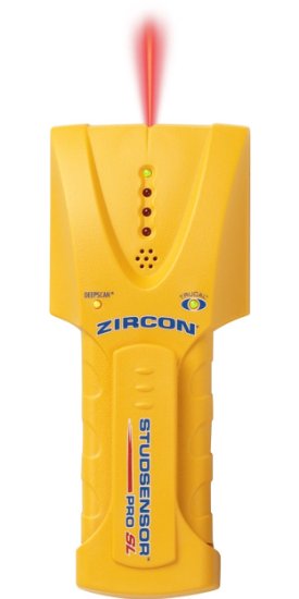 Zircon StudSensor Pro SL Edge Finder Deep-Scanning Stud Finder with SpotLite Pointing System