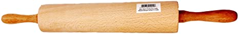 Fox Run Beechwood Rolling Pin, 10 inch, Brown