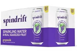 Generic Spindrift.Grapeade Sparkling Water Cans - 12 Fl Oz - 8 Counts