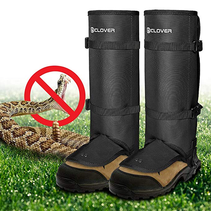 IC ICLOVER Snake Guards, New Upgraded Lightweight Stab-Resistant Snake Gaiters Proof Leggings, Protects Against Snake Bite of All Types of Rattlesnakes, Adjustable Size Fits for Men and Women