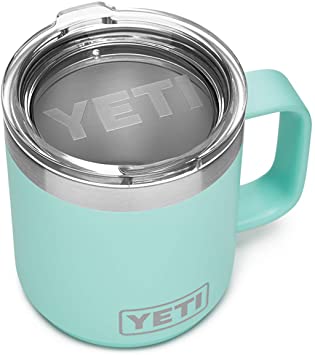 YETI Rambler 10 oz Stackable Mug, Stainless Steel, Vacuum Insulated with Standard Lid