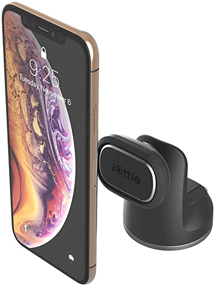 iOttie iTap 2 Magnetic Dashboard Car Mount Holder || Cradle for iPhone Xs Max R 8 Plus 7 Samsung Galaxy S10 E S9 S8 Plus Edge Note 9 & Other Smartphones