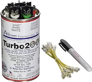 2 Pack Mars 12200 Turbo 200 Universal Dual Run Capacitor