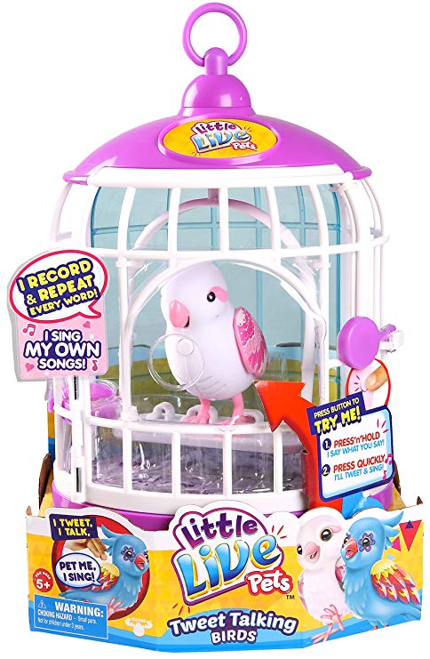 Little Live Pets Bird with Cage - Bella Rina
