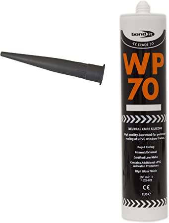WP70 Silicone Sealant Low Modulus Neutral Cure Anthracite Grey