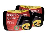 Rapid Ramen Cooker - Best Value Pak - Microwave Instant Ramen Noodles in 3 Minutes Pack of 2