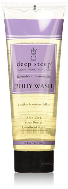 Deep Steep Body Wash, Lavender Chamomile, 8 Ounce