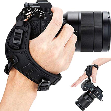 Mirrorless Camera Wrist Hand Grip Strap for Panasonic Lumix S1R S1 G95 G9 G85 G7 G6 GX9 GX85 GX8 GX7 GX850 GF7 GH5S GH5 GH4 GH3 LX100 LX100M2 DMC FZ2500 FZ1000 Mark II Leica D-Lux7 D-Lux(Typ 109) BLK