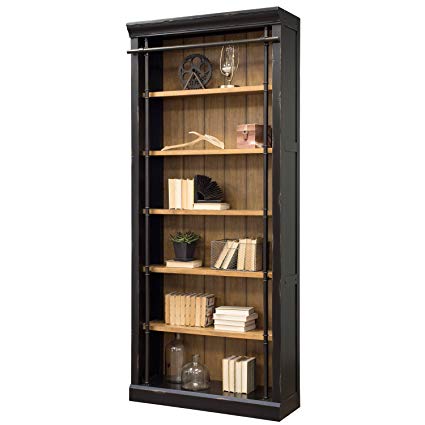 Martin Furniture IMTE4094 Fully Assembled Aged Ebony Toulouse Bookcase