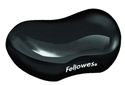 Fellowes Crystals Gel Flex Rest - Black